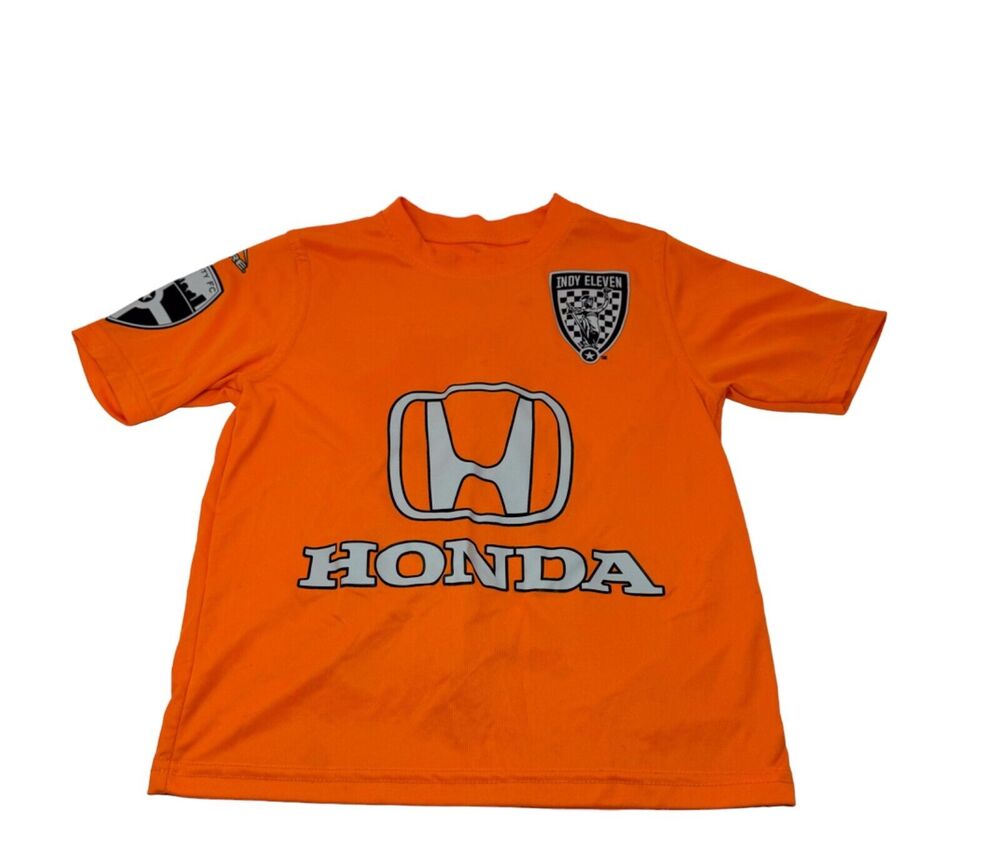 Score Indy Eleven Goalie Orange Jersey Soccer Futbol Sport Youth Boys 4 Youth XS